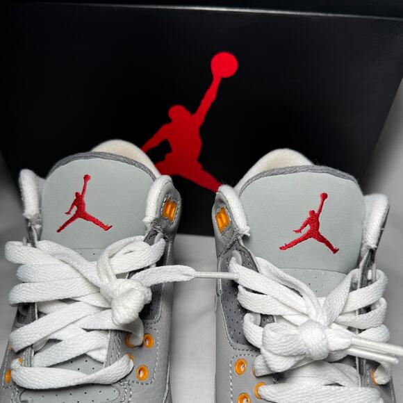 Size 4 - Nike Air Jordan 3 Retro GS Cool Grey 2021 Men's Shoes - Picture 4 of 11